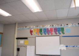 School Classroom with LED Lights