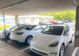 Parked Hawaii Electric Vehicles